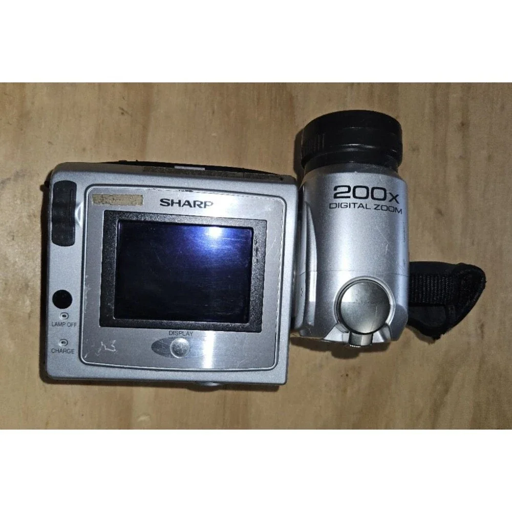 Sharp VL-H870U 8mm Video 8 Camcorder VCR Camera Viewcam w/ REMOTE TESTED cords